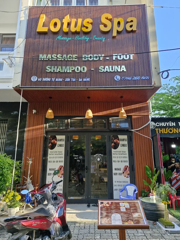 Lotus Spa Storefront Exterior